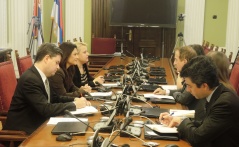 11 March 2015 The Defence and Internal Affairs Committee Chairperson in meeting with the Head of OSCE Mission to Serbia